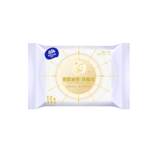 【u先菜鸟】维达一次性洁净亲肤厚实吸水洗脸巾绵柔巾12抽1包DJZ