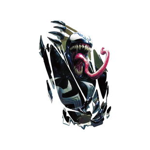 TLP镂空车贴  venom毒液漫威反英雄共生体寄生撕碎平面 防水贴纸