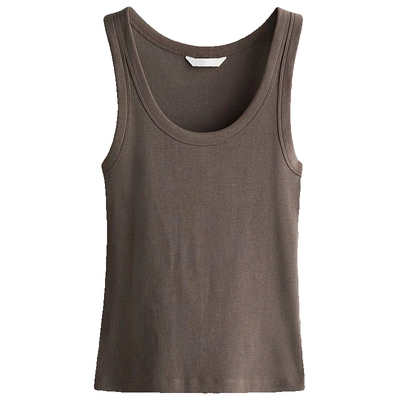 HM女装背心2026春季新款罗纹圆领内搭打底内搭无袖吊带1257593