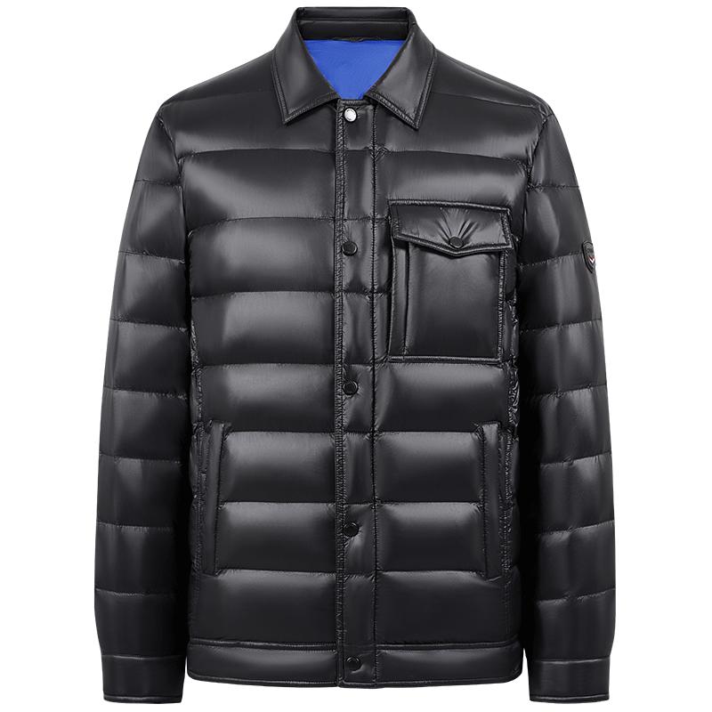 雪中飞商务休闲短款羽绒服男