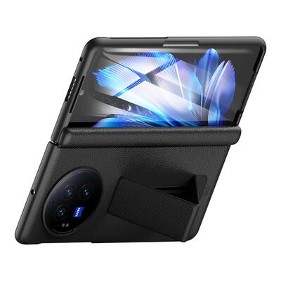 皮皮壳适用vivoxfold3手机壳折叠屏vivo x fold3pro新款保护套lx真皮xfold3铰链全包防摔xflod3超薄男女高档