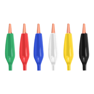 紫铜鳄鱼夹 红黑色鳄鱼夹 大号不锈钢电线夹夹子电夹子测试夹