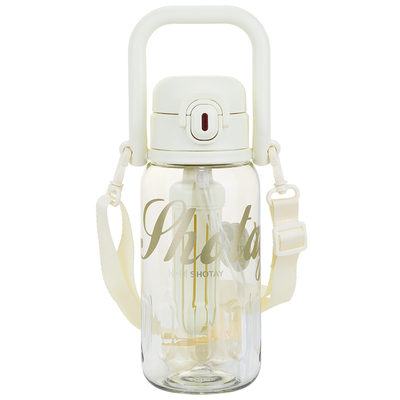 大容量水杯Tritan斜挎茶水分离杯