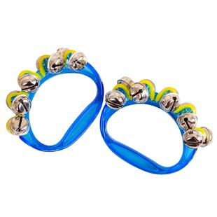 奥尔夫乐器半圆手铃婴幼儿手摇铃握铃幼儿园早教乐器教具彩铃串铃