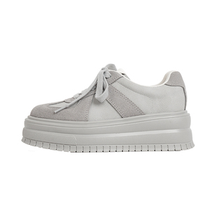 吴大叔2026新款百搭厚底小白鞋女款气垫缓震内增高潮流运动休闲鞋