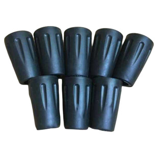 登山杖配件防滑脚垫橡胶套雪泥托耐磨杖尖套保护脚套通用杖头杖帽