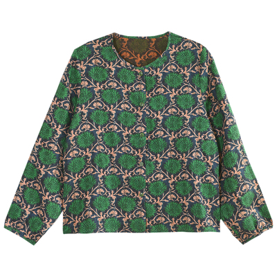 GESGOO红云纱新中式真丝开衫