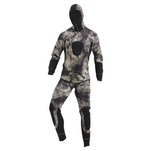 5mm加厚渔猎潜水服男分体保暖防寒专业深潜装备全身防水男湿衣