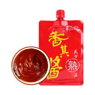 香其酱正宗东北大酱黄豆酱450gx1袋拌面酱下饭酱即食熟酱蘸酱菜