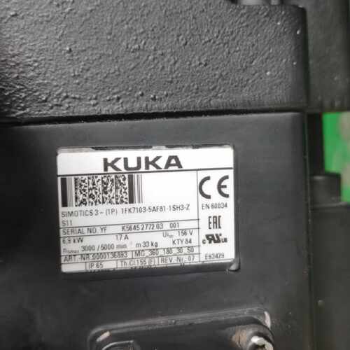 议价库卡机器人外部轴电机1FK7103-5AF81-1SH3-Z现货销售