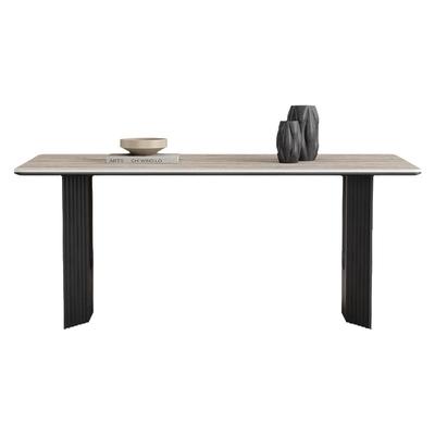 奥古斯特设计师款黑色实木餐桌