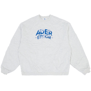 ADERERROR 23FW Edca logo 卫衣秋新品图画线条设计细节圆领上衣