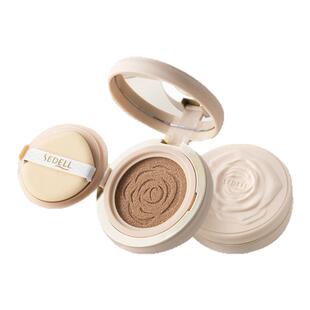 诗黛尔山茶花盈润无暇控油养肤气垫遮瑕持久不脱妆轻薄bb霜粉底液