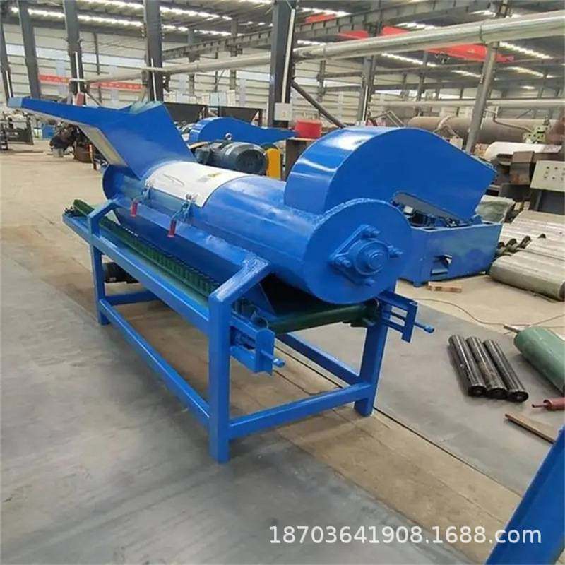 膨化食品过期食品粉碎拆包机临期饼干面包破碎机巧克力分离打碎机