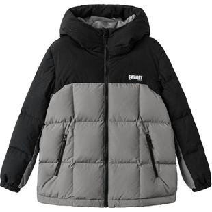 巴拉巴拉儿童羽绒服大童宝宝连帽外套秋冬款童装男童女童韩版加厚