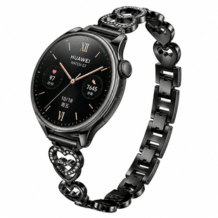 适用oppox3mini手表带新款watchx2mini女款金属表链夏天高级感watchs智能运动腕带女生专用4pro精致高端