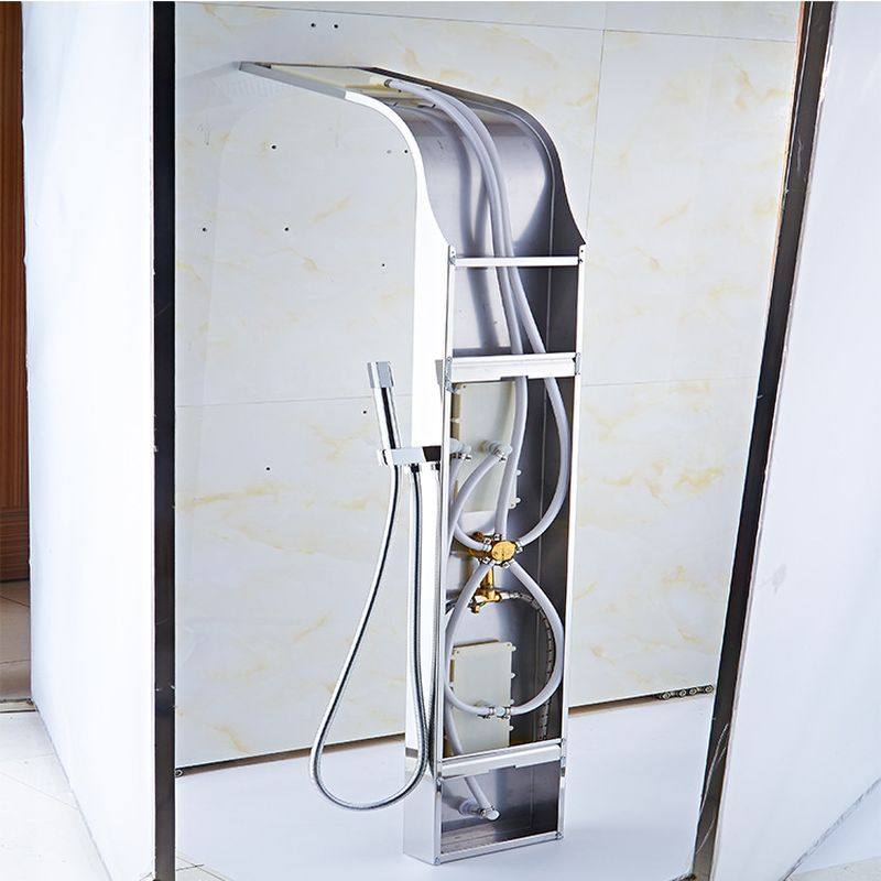 1现代不绣钢淋浴屏花数显套装智能全套洒五洒功能恒温花新款家用