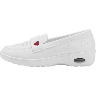 白色护士鞋女软底透气不累脚防滑内增高镂空单鞋医护上班工作鞋子