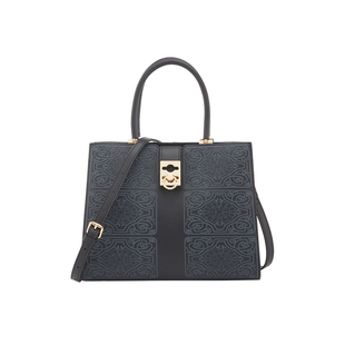 意尔康牛皮手提包妈妈包高级手拎包中年女士托特包通勤斜挎单肩包