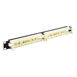 100对110配线架50对语音理线架 200对电话跳线架安普款RJ11含模块