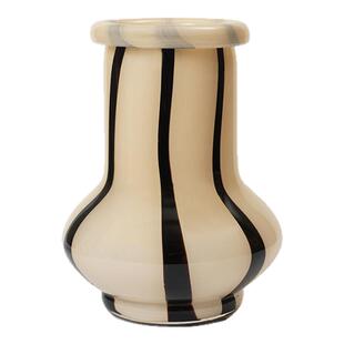 丹麦Fermliving Riban Vase 玻璃花瓶手工花器糖果色趣味摆件北欧