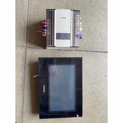 〔议价-可维修〕一套信捷PLC XD3-24R-E触摸屏TGX765-X
