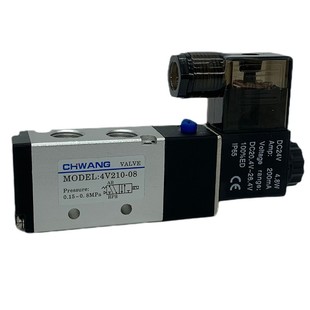 气动电磁阀4V210-08 4V310-10 4V410-15二位五通换向气阀