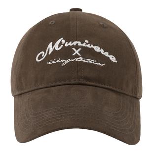 IIING帽控 夏季新款鸭舌帽深顶大头围软顶复古棒球帽男遮阳帽子女