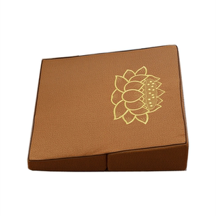 蒲团斜坡禅修打坐垫禅坐垫大拜佛垫跪垫磕头冥想加厚便携可拆洗棕