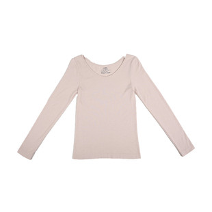 常呵护2024年秋冬绵羊绒大圆领腈纶自发热保暖内衣套装秋衣秋裤