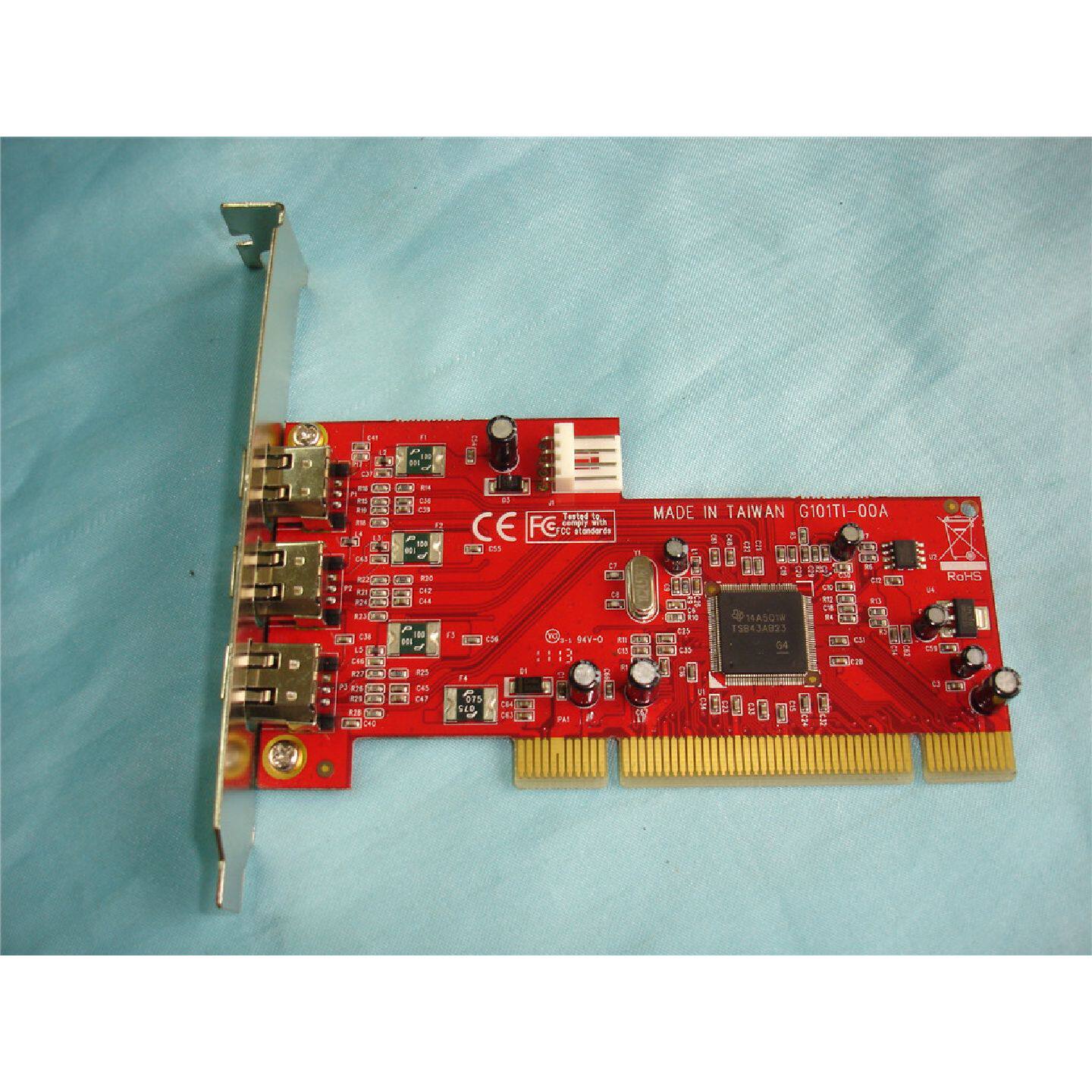 议价原装台湾G101TI-00A 火线采集卡3口 1394A FireWire 现货可开