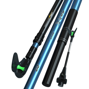 沃鼎王者神剑炮台支架鱼竿支架碳素自动回弹鱼竿架台钓大物杆支架