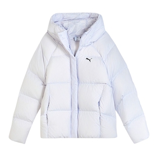 PUMA彪马冬季新款女子防风保暖休闲连帽羽绒服短款外套691045-50