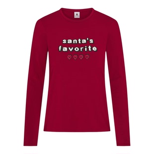 skims卡戴珊 圣诞限定睡衣套装长袖长裤家居服套装雪花图案休闲裤