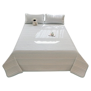 一面全棉一面绒床盖双面可用纯棉宝宝绒厚款床单绗缝榻榻米大炕盖