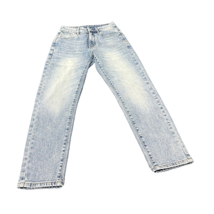 春生同款春季新款时尚休闲百搭修身小脚印花男士九分牛仔裤1626