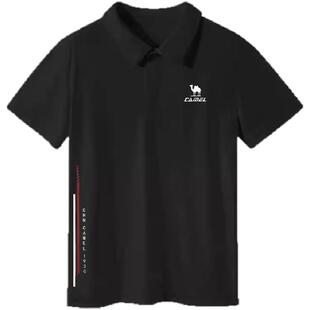 小骆驼儿童短袖户外运动POLO衫夏2026新款男女童速干T恤防晒上衣