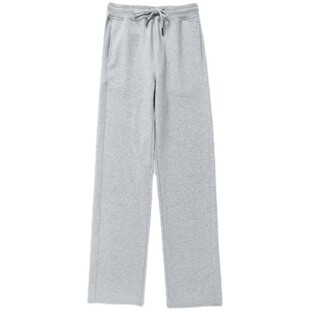 青少年高中初中学生女孩春秋裤子加长版高个子宽松直筒阔腿运动裤