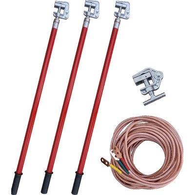 中宝电工10KV35KV高压平口接地线