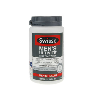 澳洲Swisse男士复合维生素120粒提升活力含维生素B族健康养生，可领10元营养健康优惠券