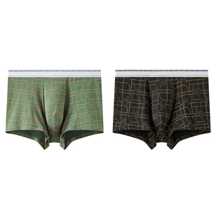 2/4条|曼妮芬MW1男士内裤透气莫代尔抗菌裤头平角短裤衩高档印花