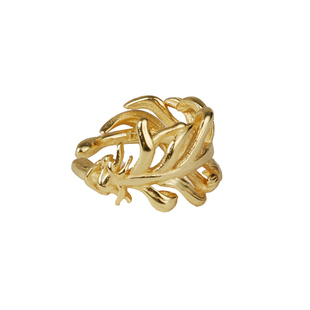 YUKI纯银耳夹气质羽毛无耳洞耳廓耳骨夹男女情侣银饰小众设计潮人