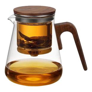邦田磁吸飘逸壶2025新款飘逸杯泡茶壶玻璃高端茶水分离杯懒人泡茶