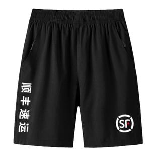 顺丰中通申通圆通韵达百世快递工作服装可定制短裤男速干五分裤子