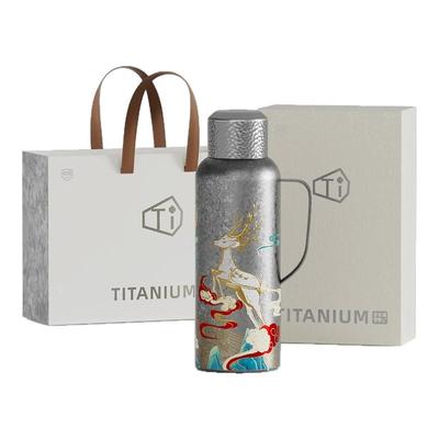 纯钛保温壶大容量鹿鸣传家壶焖茶