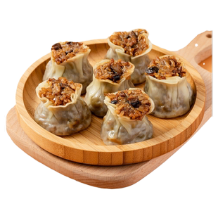 良芯匠人纸皮烧麦烧卖香菇糯米牛肉松子肉丁儿童营养早餐加热即食