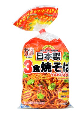 五木炒面510g3人份方便面日本