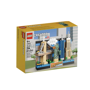 【自营】LEGO乐高40519印象纽约明信片男女孩拼装积木玩具礼物