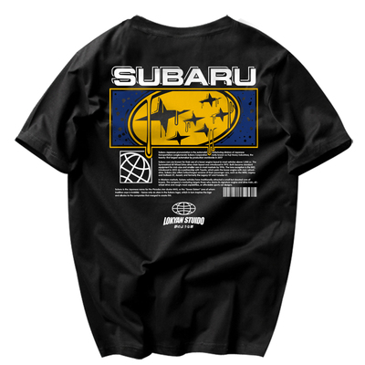 扫把佬T恤Subaru短袖STI服饰