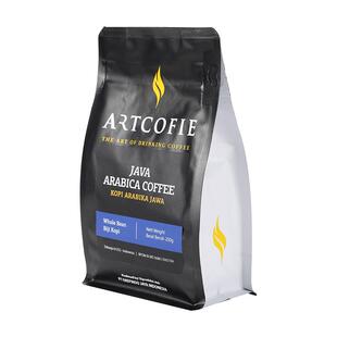 进口原装印尼爪哇ARABICA阿拉比卡咖啡豆中烘焙现磨手冲香醇200克